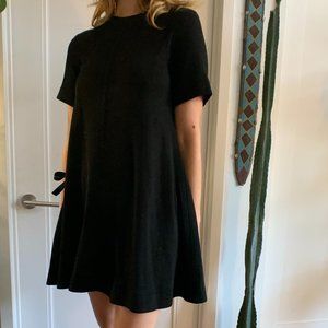 Proenza Schouler Black Wool Dress